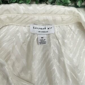 Current Air Ivory Patterned Top